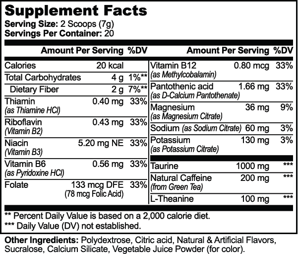 Invigorate Natural Energy + Electrolyte Mix Fruit Punch 4.9 Oz