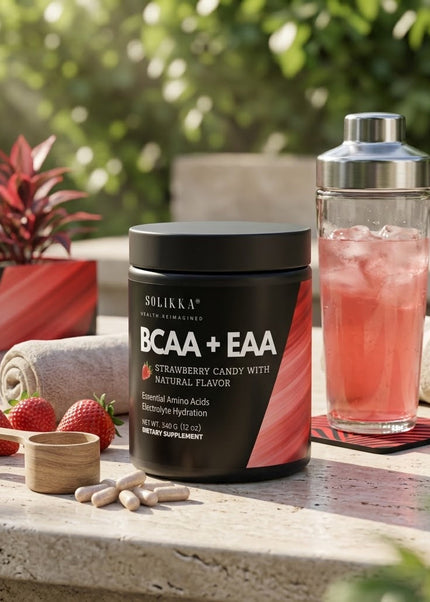 BCAA + EAA Strawberry Candy 300g w/Natural Flavor