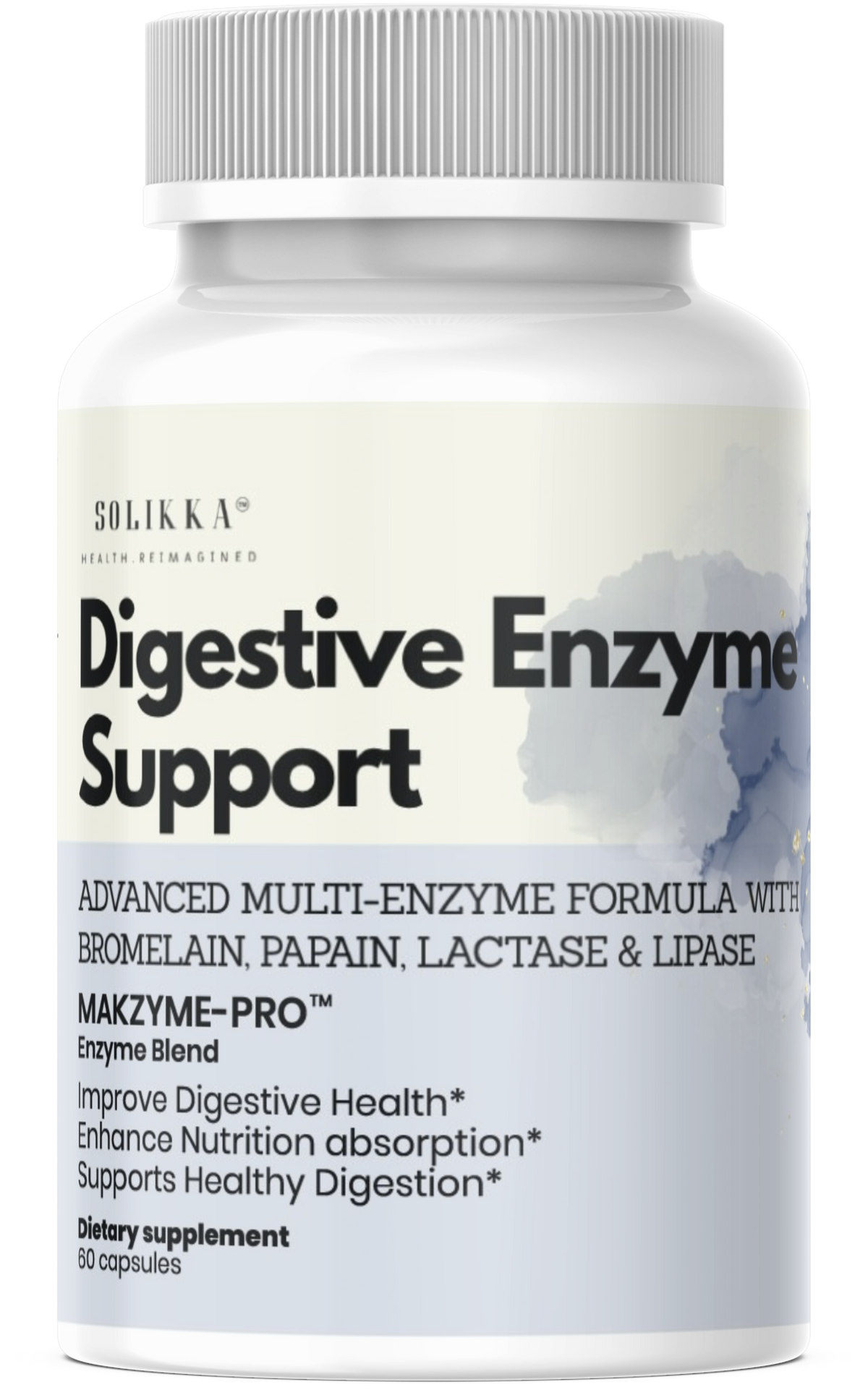 Digestive Enzyme Support – Advanced Multi-Enzyme Formula (60 Capsules)