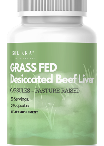 Grass Fed Desiccated Beef Liver Capsules – Pasture Raised