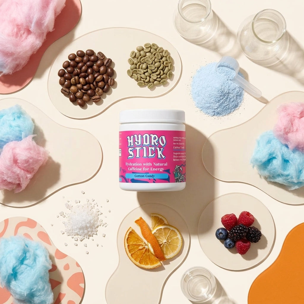 HydroStick Hydration w/ Natural Caffeine (Cotton Candy) 4.2 oz