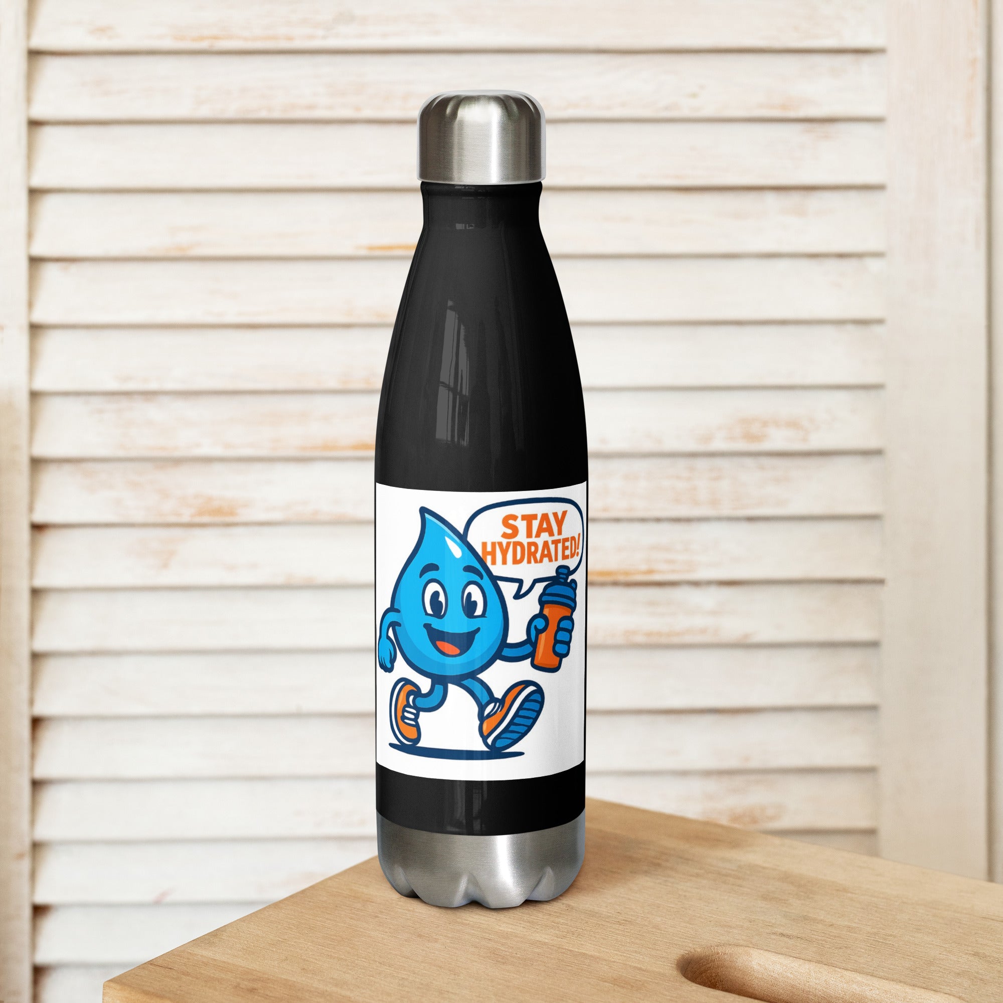 Stainless steel water bottle