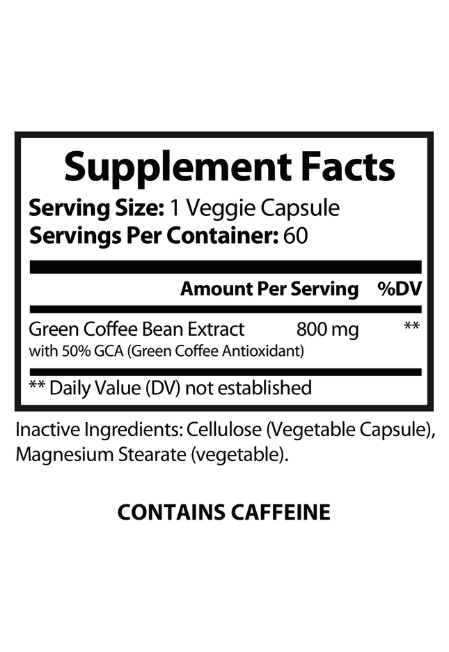 Green Coffee Bean w/GCA - 800mg